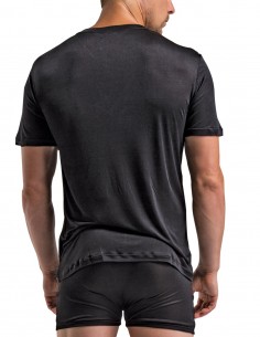 Zijden Heren T-Shirt V-Hals inSilk 2