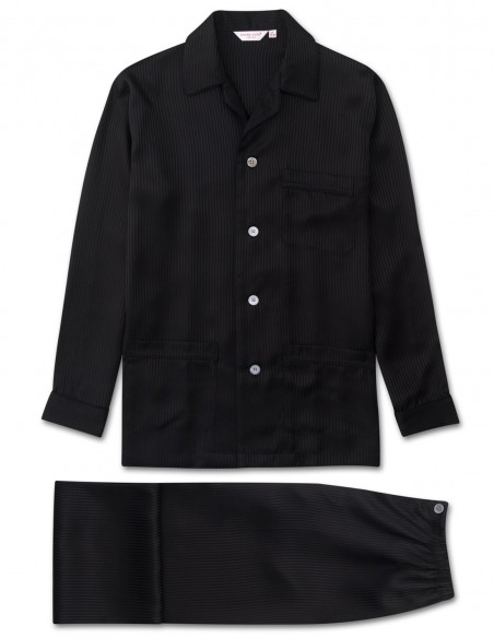 Zijden Pyjama Derek Rose Woburn Jacquard Zijden Pyjama Derek Rose Woburn Jacquard