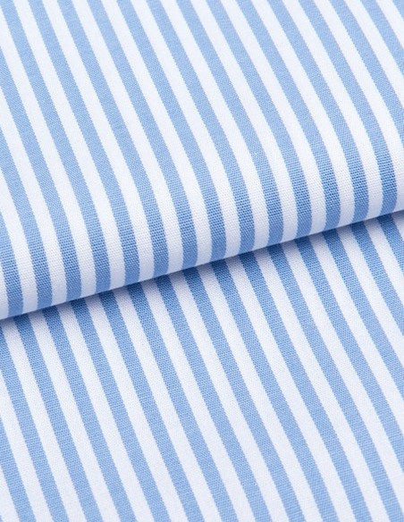 Classic Fit Heren Pyjama James Cotton Blue Derek Rose