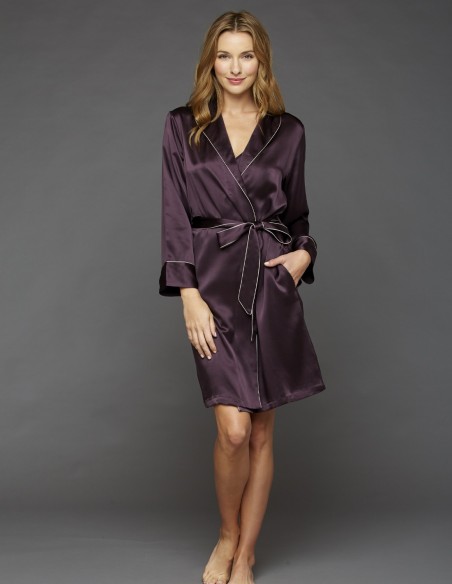 Korte Zijden Kamerjas Euforia Korte Zijden Kamerjas Euforia