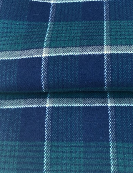 Flanellen Kamerjas Klassiek Engels Tartan Ruit Motief Groen Flanellen Kamerjas Klassiek Engels Tartan Ruit Motief Groen