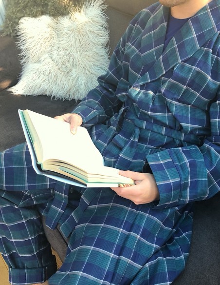 Flanellen Kamerjas Klassiek Engels Tartan Ruit Motief Groen Flanellen Kamerjas Klassiek Engels Tartan Ruit Motief Groen
