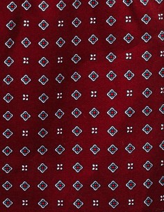 Poplin Katoenen Kamerjas Diamond Rood 2