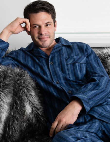 Flanellen Herenpyjama Copenhagen Blues Ambassador 1867 Flanellen Herenpyjama Copenhagen Blues Ambassador 1867